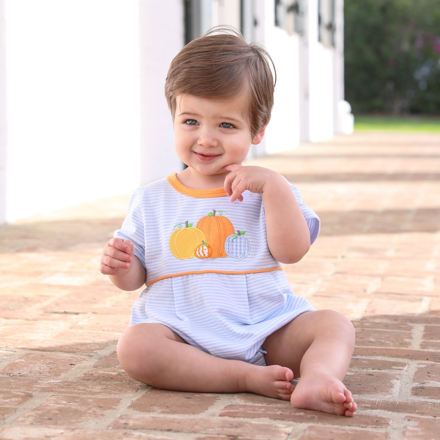 Pumpkin Patch Short Sleeve Bubble