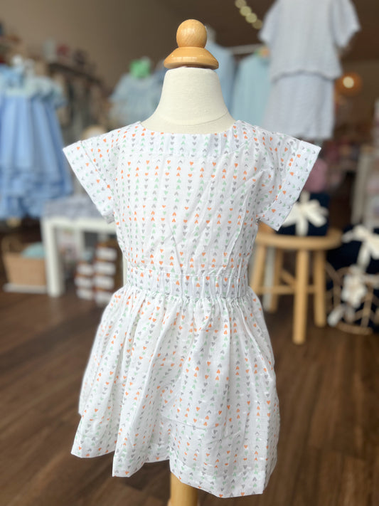 The Bow Back Dress | Swiss Dot Hearts