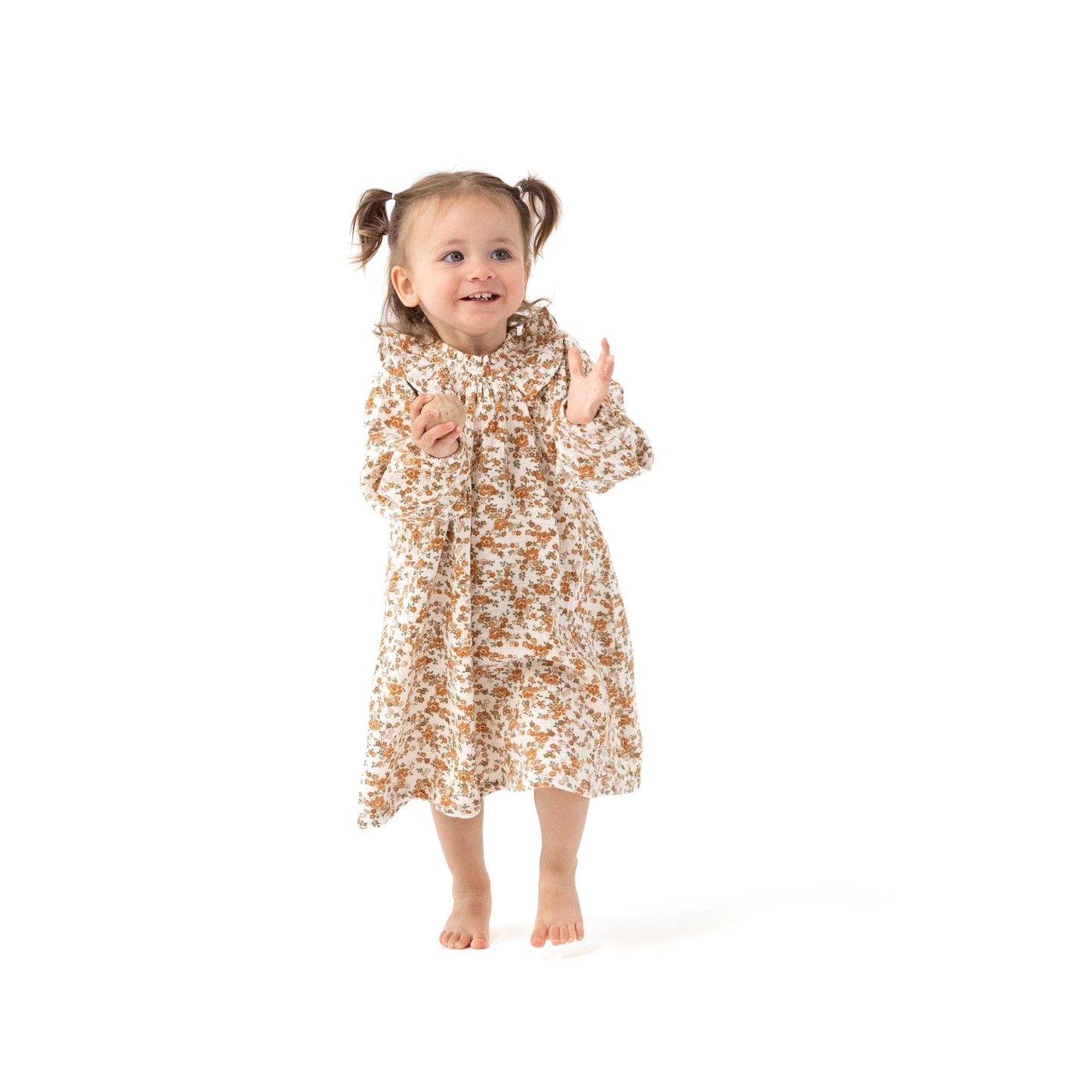 Ruffle Smocked Neck Dress | Prairie Calico