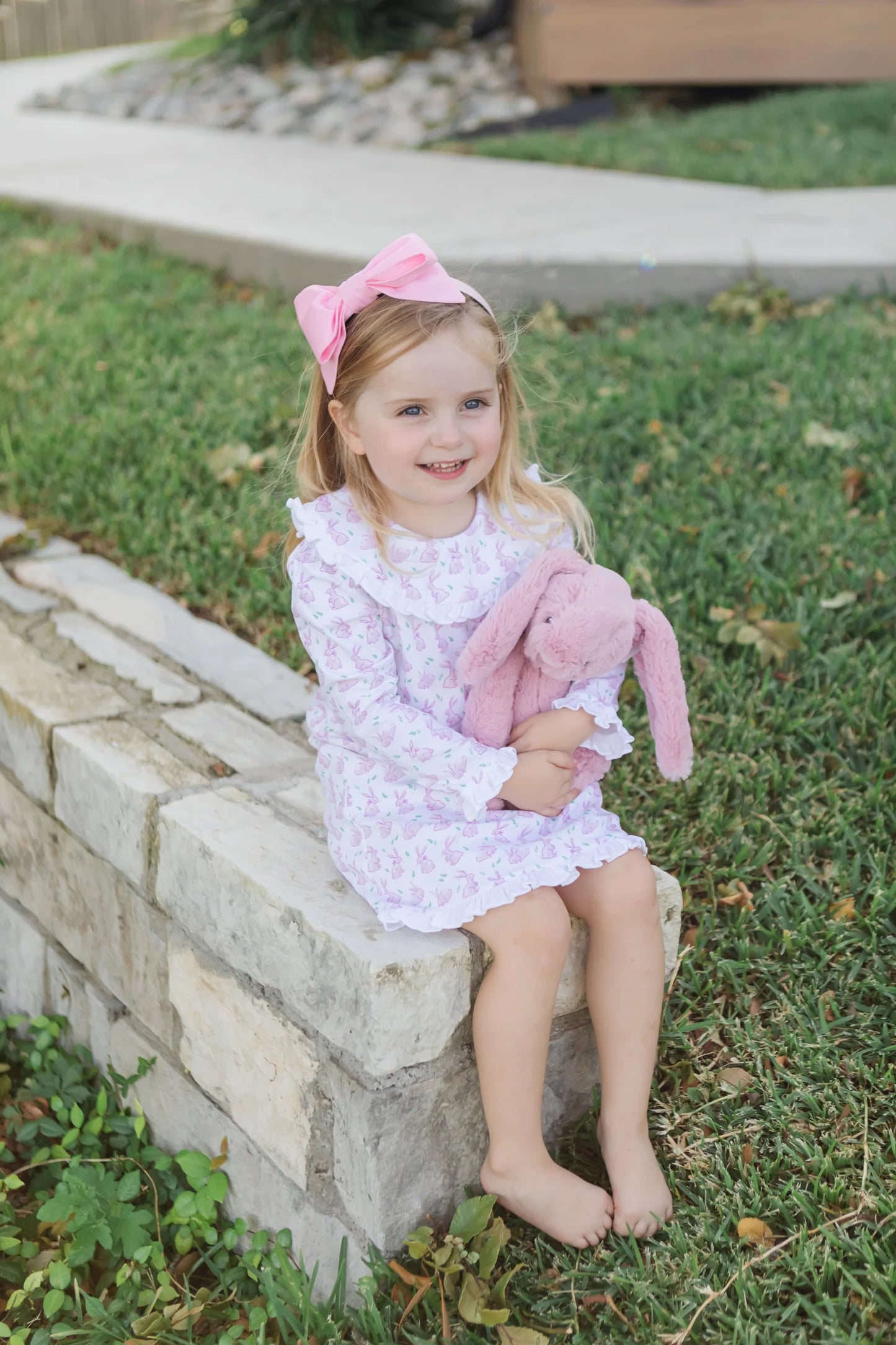 Madeline Dress | Bunny Hop Pink
