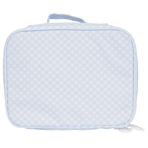 Apple of My Isla Lunchbox | Blue Gingham