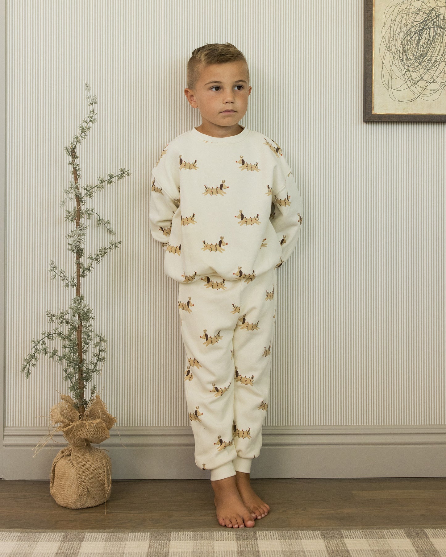 Jogger Sweatpant || Christmas Dogs