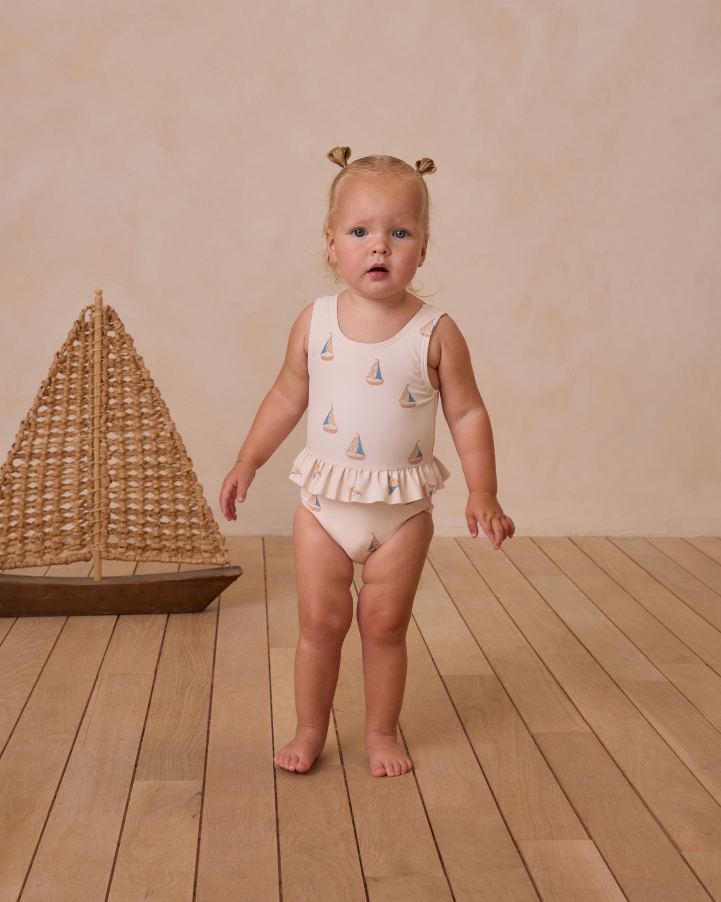 Skirted One-Piece || Sailboats