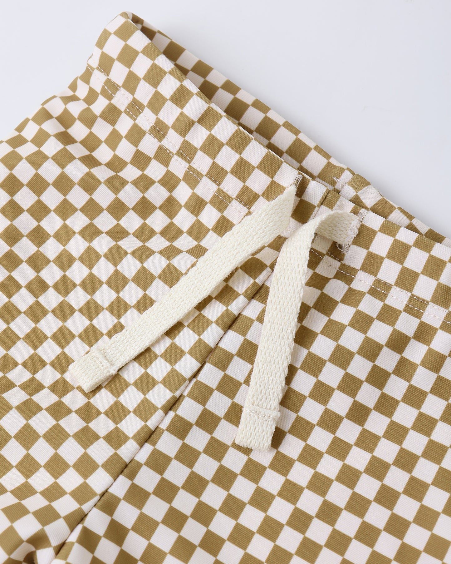 Boys Rashguard Set || Ocre Check