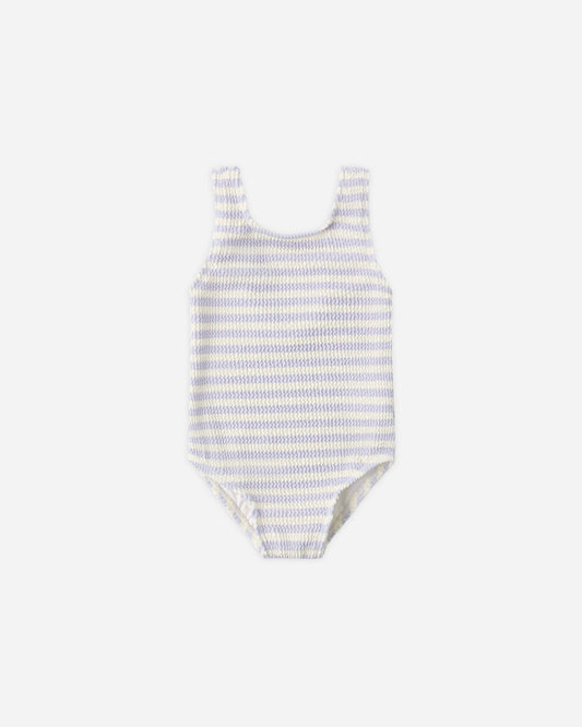 Moxie One Piece || Periwinkle Stripe