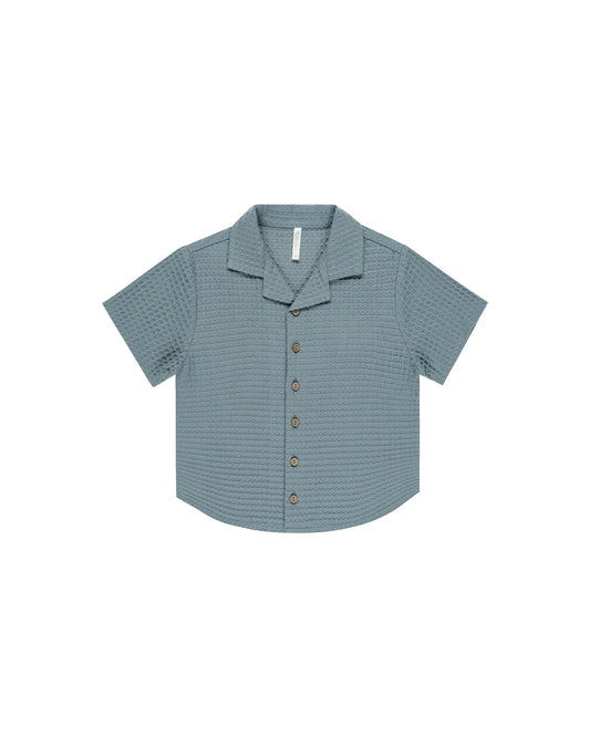 Lapel Collar Shirt || Ocean