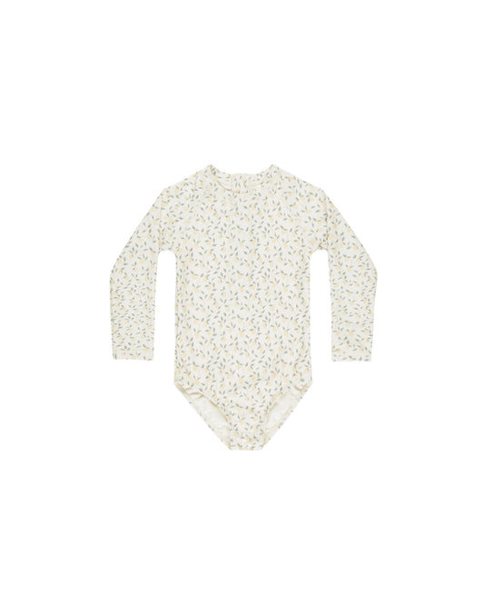 Delphine Rashguard One-Piece || Lemons