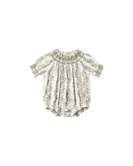 Ada Romper || Green Vines