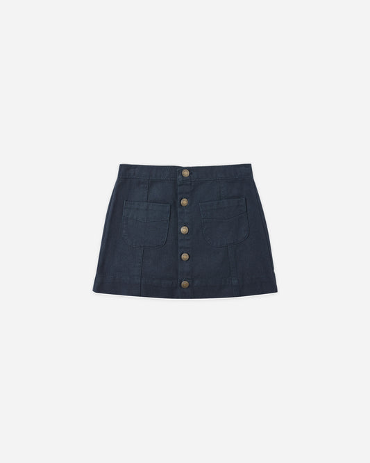 Denver Mini Skirt || Indigo Denim