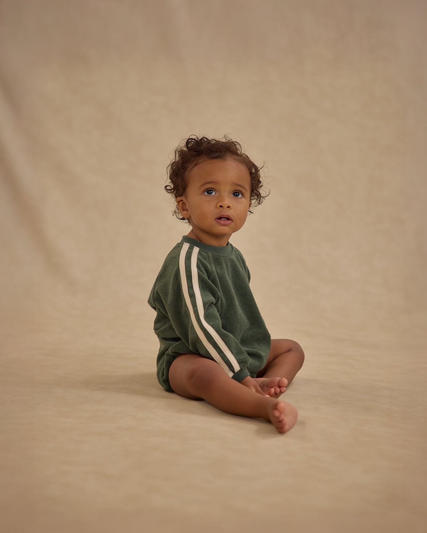 Crewneck Romper || Green