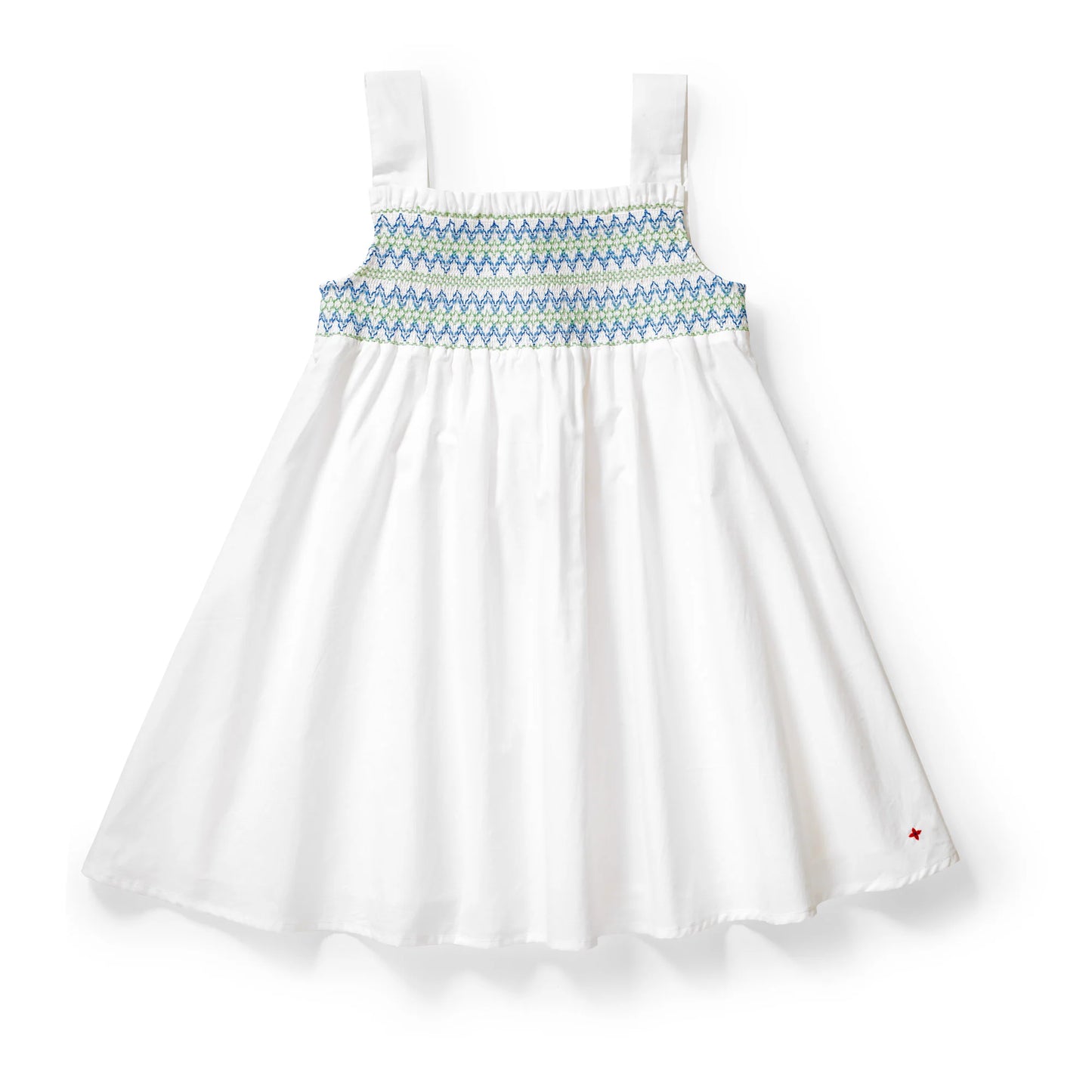 Mayla Smocked Dress | White