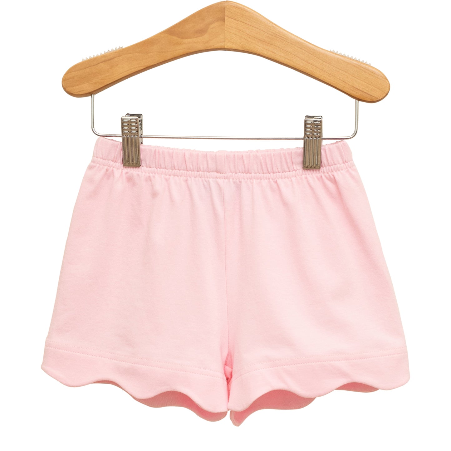 Scalloped Shorts | Light Pink