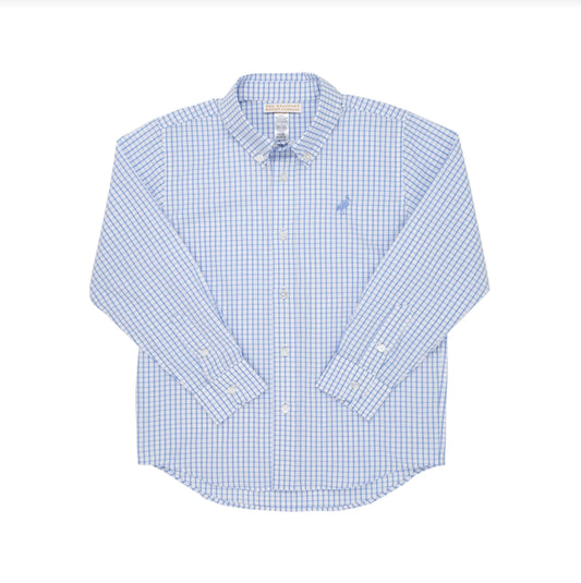 Dean's List Dress Shirt | Park City Periwinkle Chandler Check
