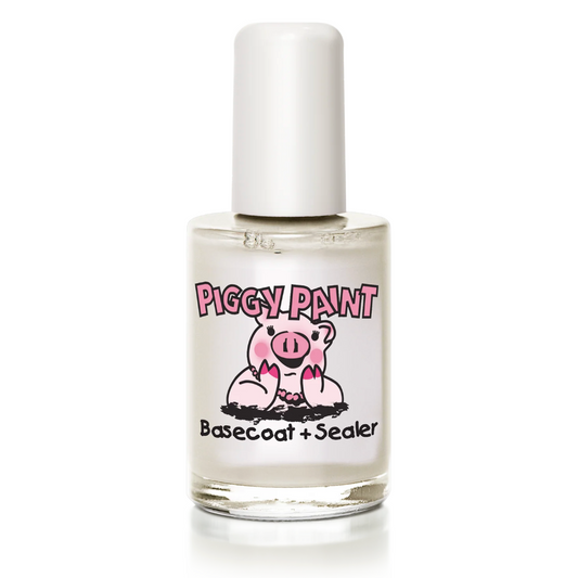 Piggy Paint- Basecoat + Sealer Nail Polish Non-toxic Kids Nail Polish