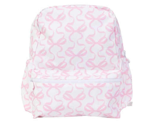 Large Backpack | Bows on White