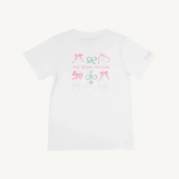 Sir Proper's T-Shirt | Worth Avenue White with No Bow No Go