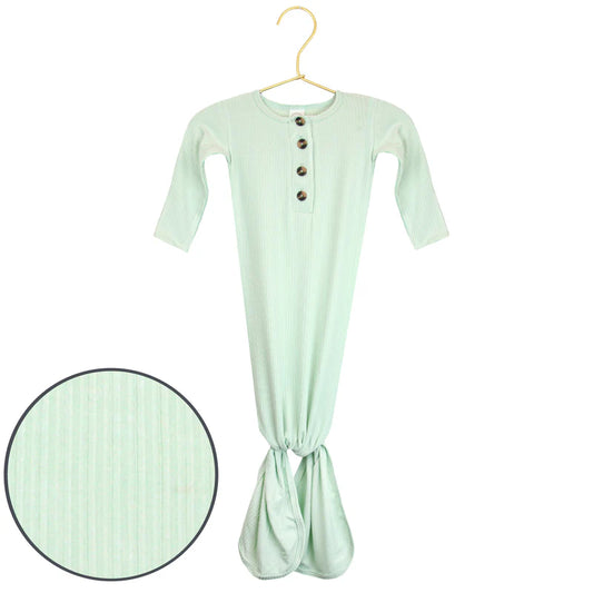 Presley Ribbed Knotted Gown