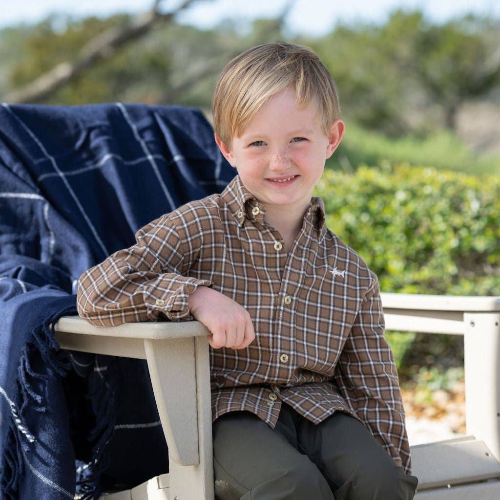 Folly Island Flannel Shirt | Sand