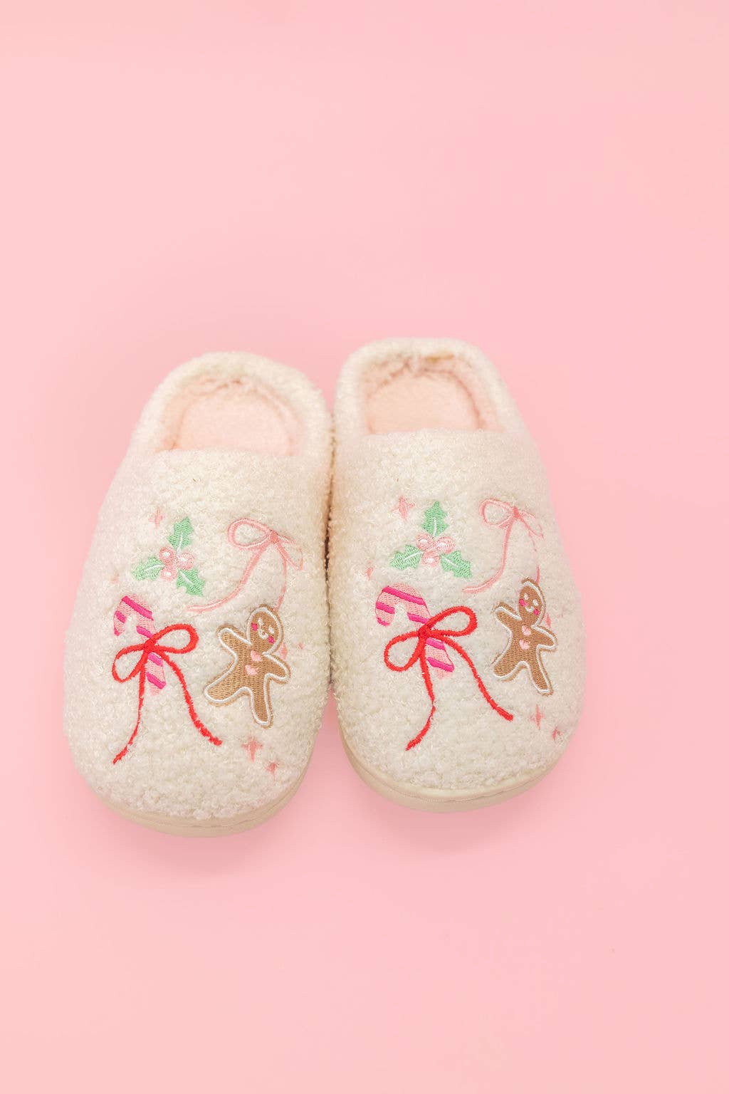 Gingerbread Bows - Christmas Sweets Slippers