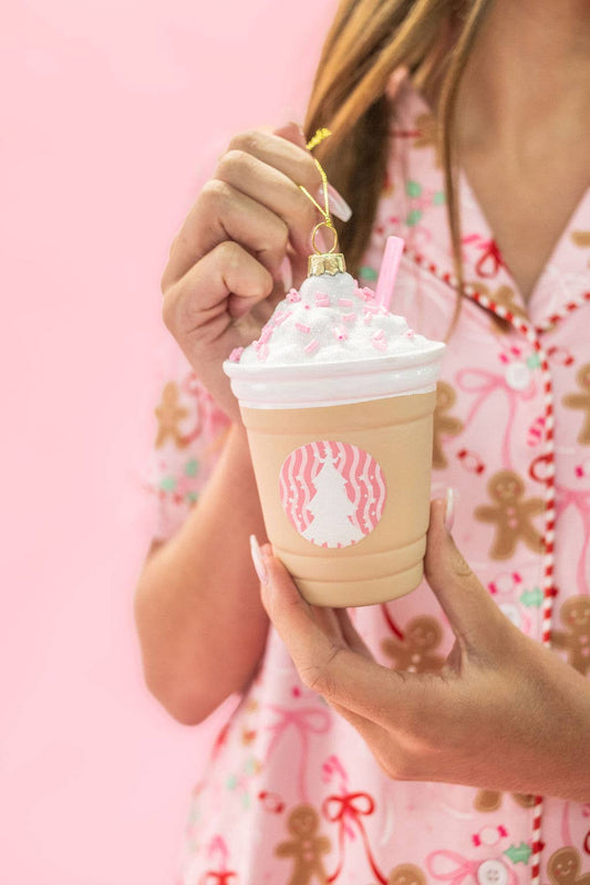Coffee Drink Christmas Ornament | Frappe All the We Way