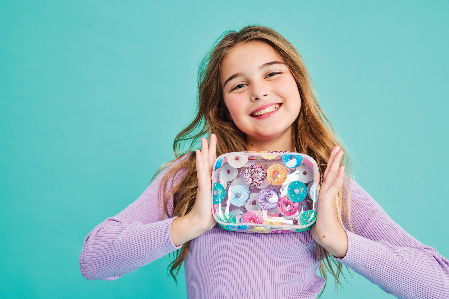 GO DO-NUTS CLEAR COSMETIC BAG