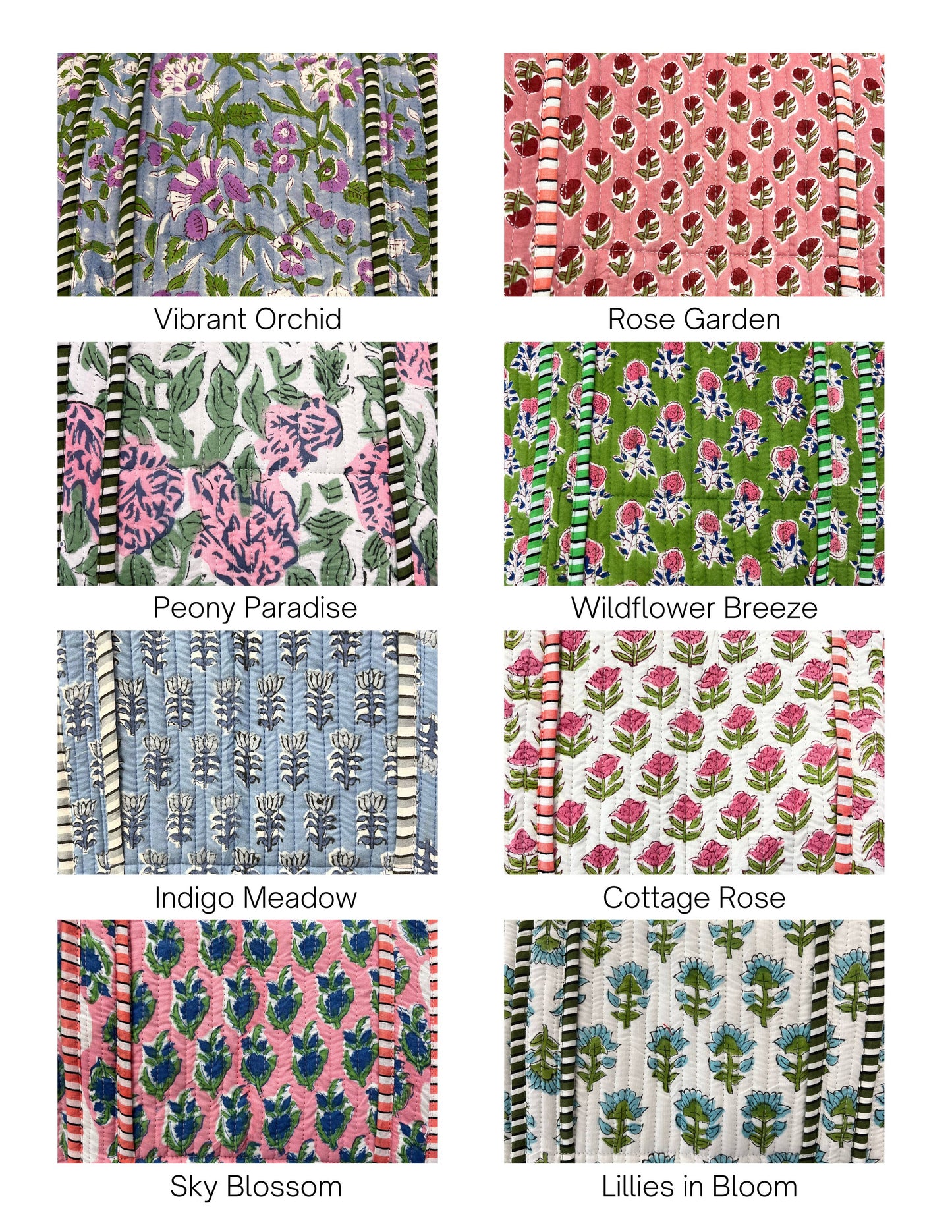 Quilted Block - Print Duffel Bag: Vibrant Orchid