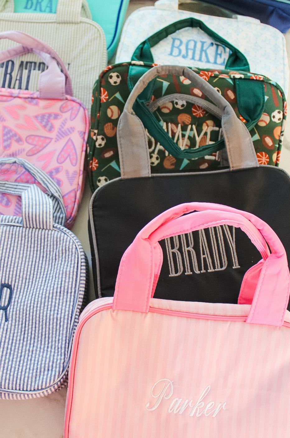 Insulated Lunchboxes: Black + Grey Colorblock