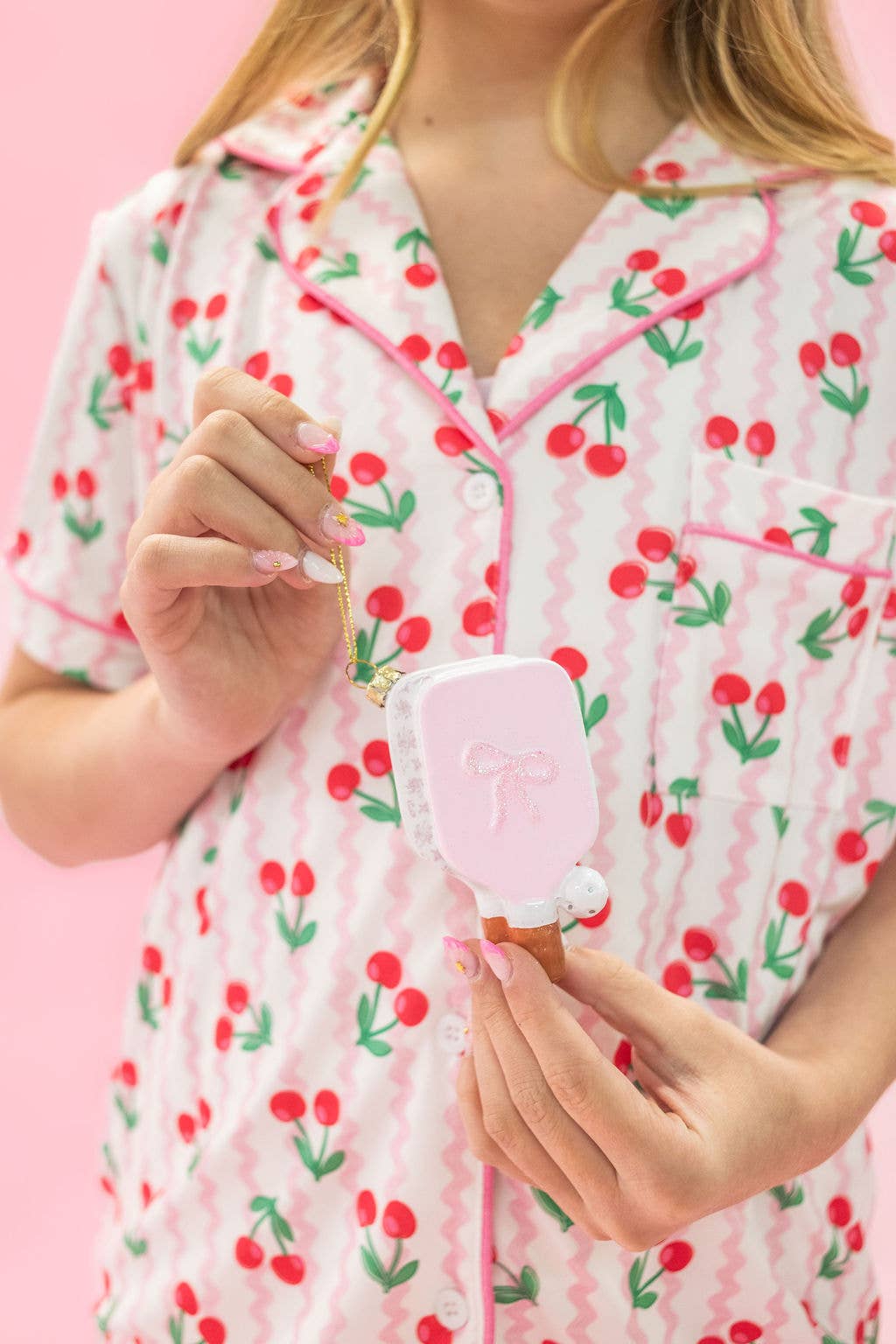 Pickleball Paddle Christmas Ornament | Pretty in Pinkleball