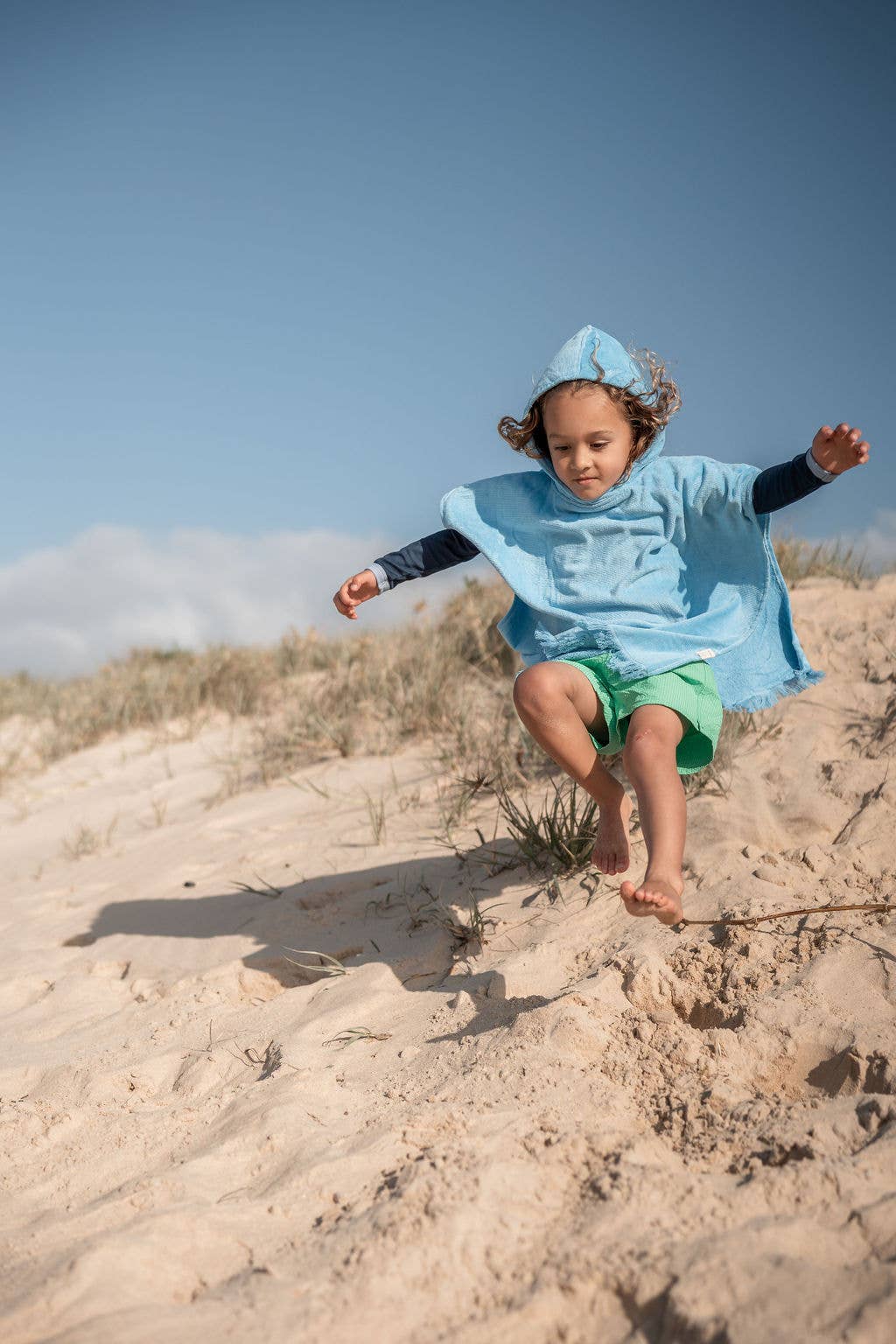 Coast Kids - Ningaloo Hooded Beach Towel: 70cm (5-7 years)