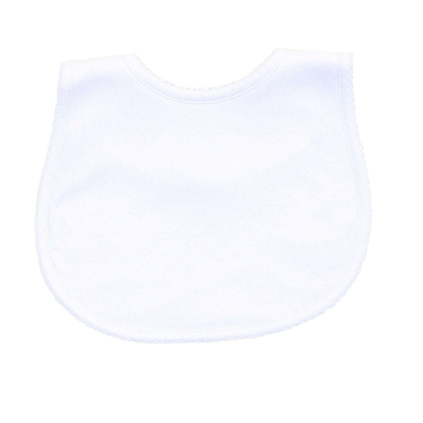 Solid Essentials White Bib: One Size