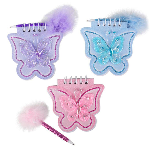 Butterfly Notepad With Pen