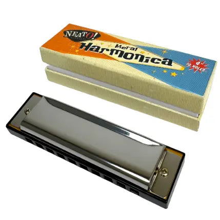 Neato! 4" Metal Harmonica