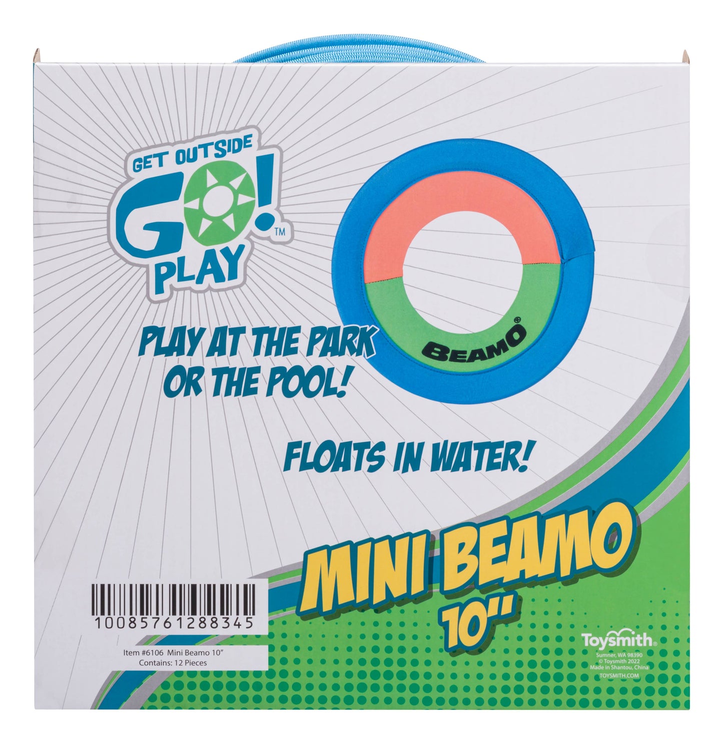 Get Outside GO!™ Play 10" Beamo-Flying Disk-Outdoor Play