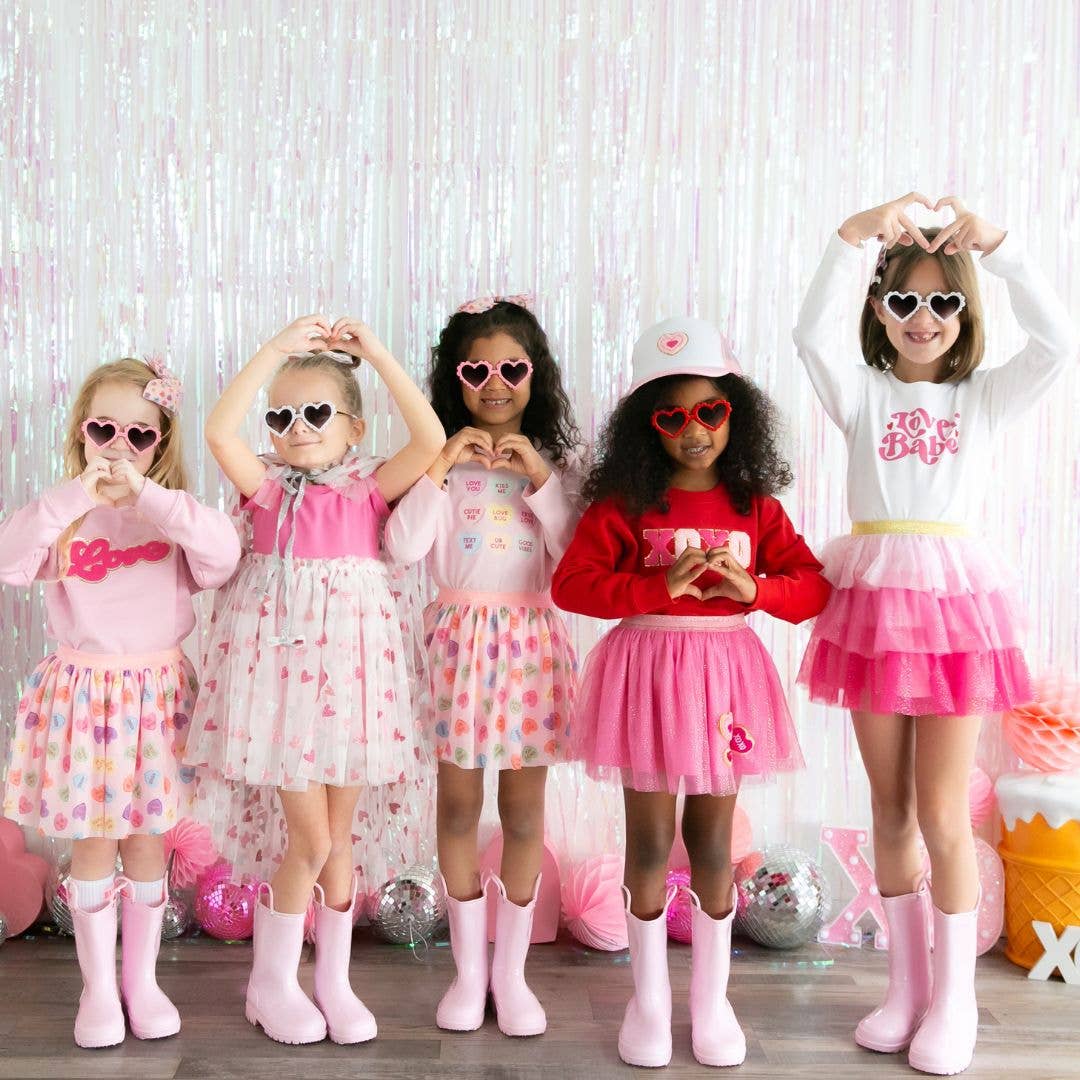 Heart Patch Valentine's Day Tutu