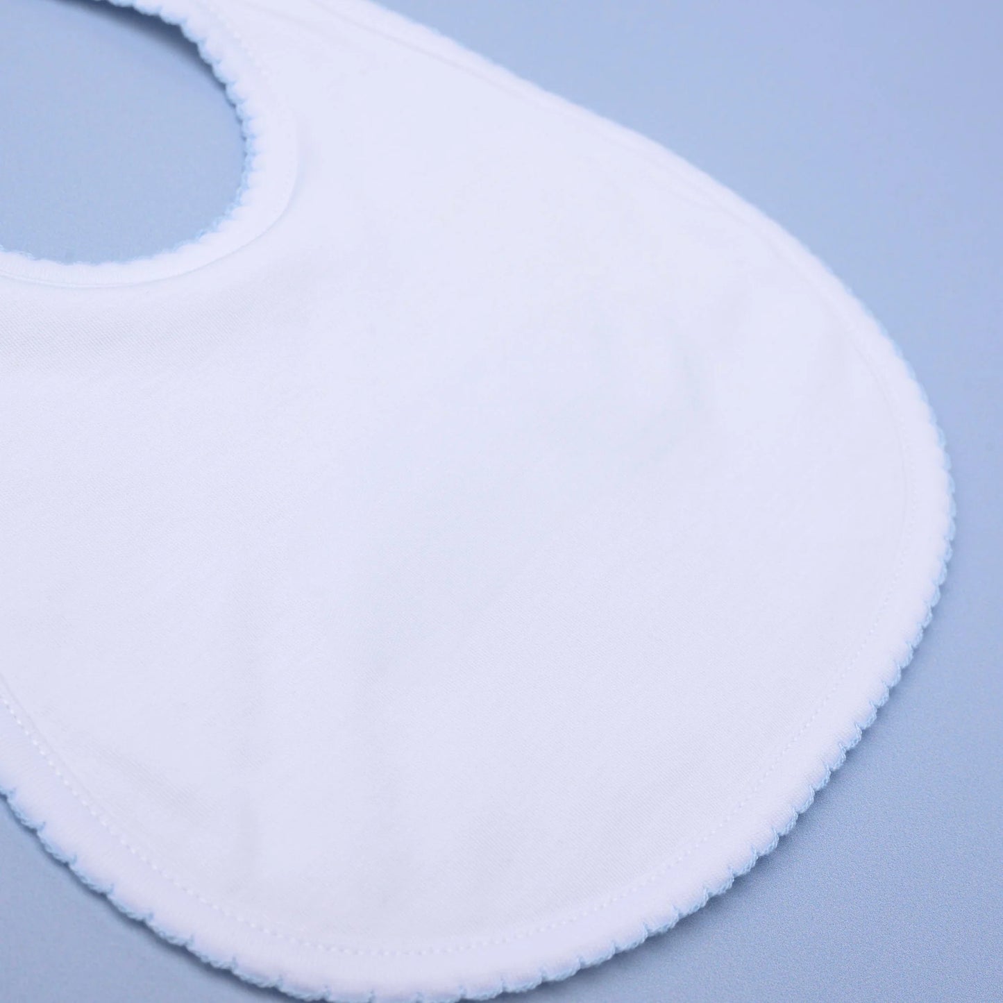 Essentials Blue Trim Bib: One Size