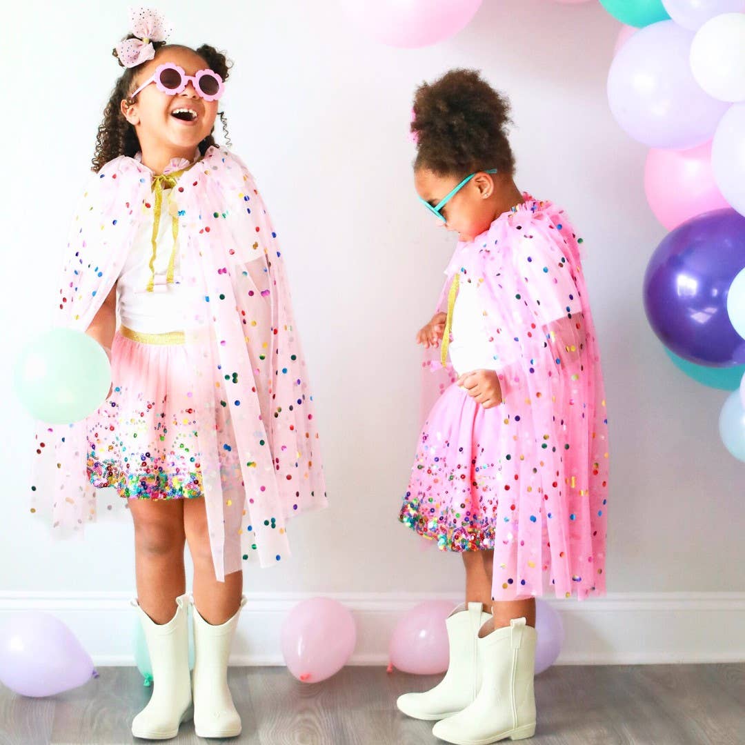Raspberry Confetti Tutu - Dress Up Skirt/Tutu