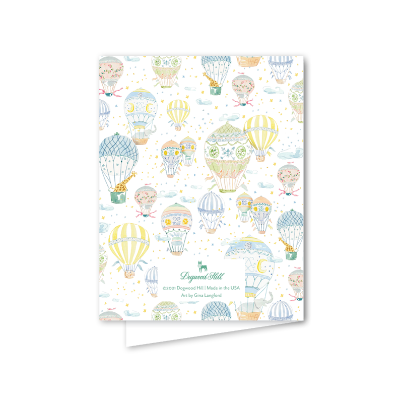 Balloon Festival Card: Single Card