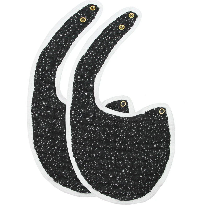 Cloud Muslin Bib 2 Pack | Ozzy/White