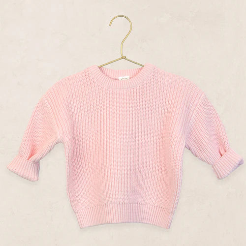 Knit Chunky Sweater | Blush