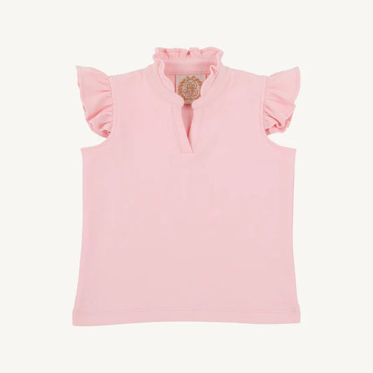 Rosie Ruffle Top | Sandpearl Pink