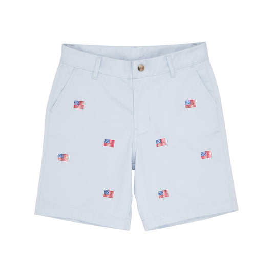 Critter Charlie's Chinos | Buckhead Blue with Flags