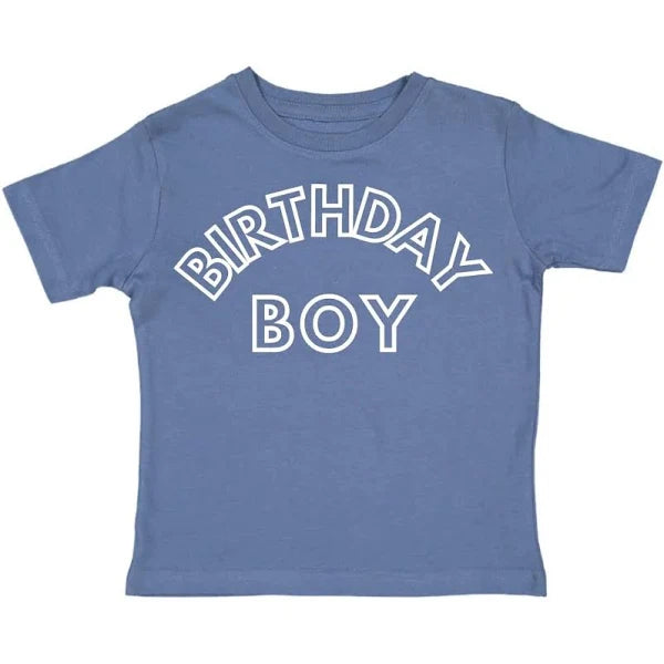 Birthday Boy Short Sleeve T-Shirt | Indigo