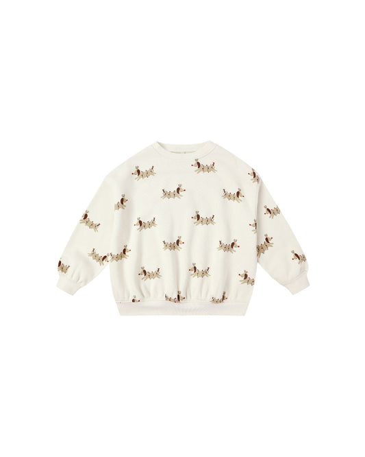 Relaxed Sweatshirt || Christmas Dogs