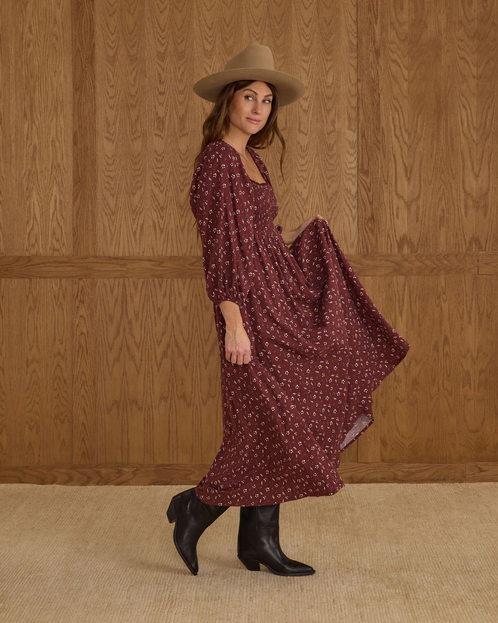 Della Dress || Harvest Berry