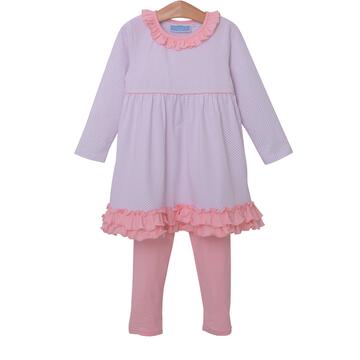 Kate Long Sleeve Pants Set Pink Dot