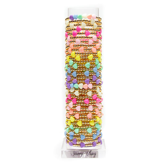 Savvy Bling - Heart KIDS Bracelet Tower