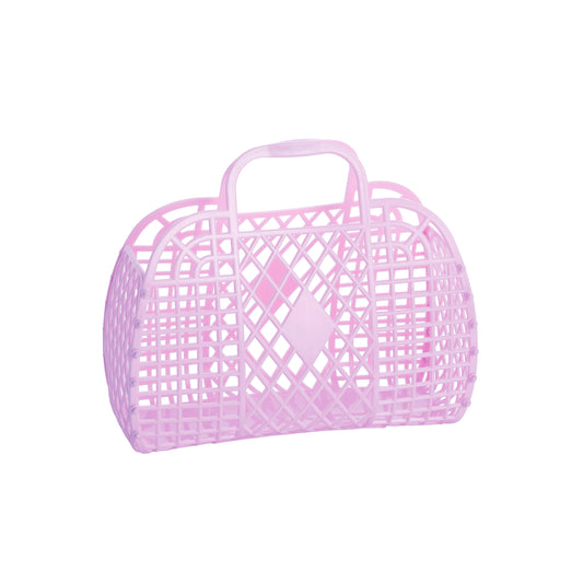 Retro Basket - Small: Lilac
