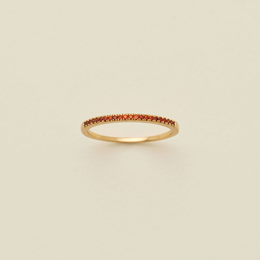 Birthstone Stacking Band Ring