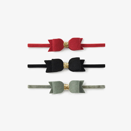 Holiday Felt Headband Pack of 3