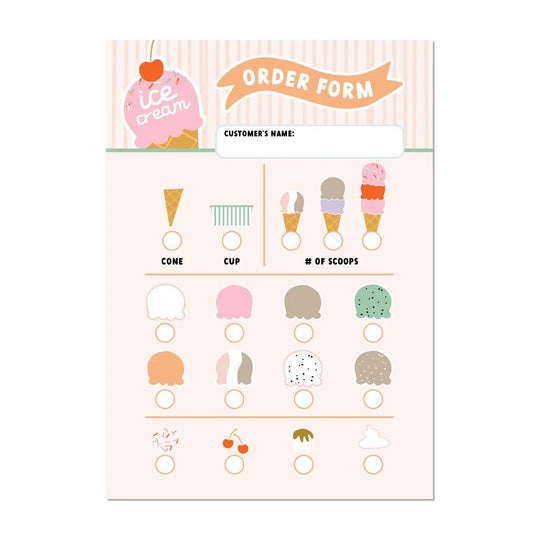 MagicPlaybook - Ice Cream Shop Notepad